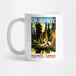 Vintage Travel - Outdoorsman Canadian Pacific Mug